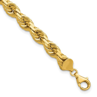 14K Diamond-cut Rope with Fancy Lobster Clasp Chain (Style 060-9)