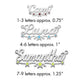 Sterling Silver/Gold-Plated Epoxy Stars Name Plate