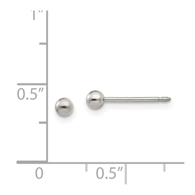 Inverness Titanium Ball Post Earrings