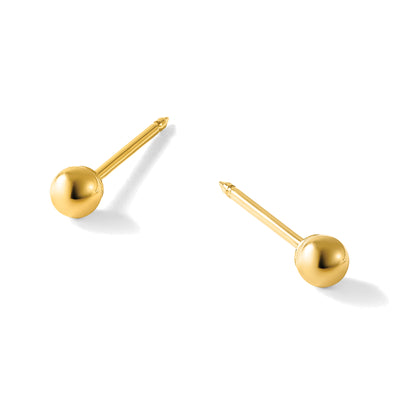 Inverness 14K Polished Ball Long Post Piercing Earrings