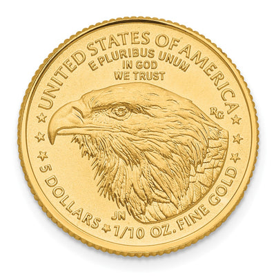 22K 1/10 oz American Gold Eagle Coin