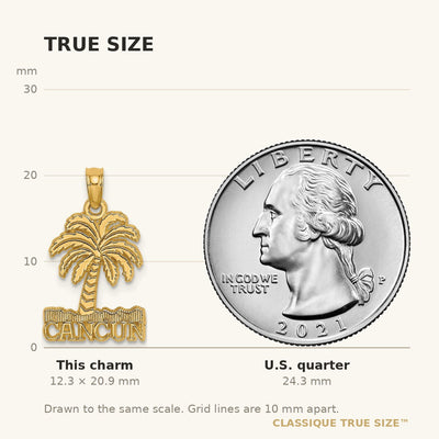 14K CANCUN Under Palm Tree Charm