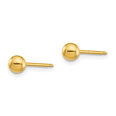 Inverness 18K Ball Post Earrings