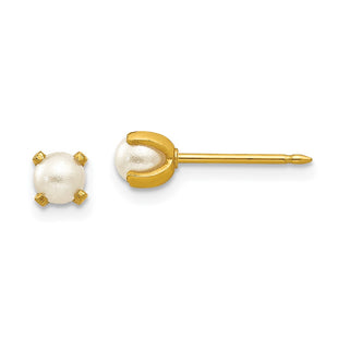 14k Yellow Gold Earrings Style 71E - Classique Jewelry Inc.