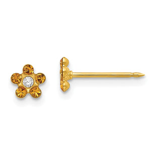 14k Yellow Gold Earrings Style 791E - Classique Jewelry Inc.