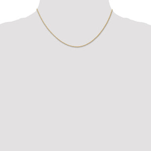 14K Carded . Cable Rope with Spring Ring Clasp Chain (Style 7RY-16)