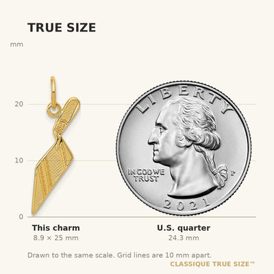 14K Brick Trowel Charm