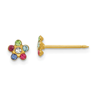 14k Yellow Gold Earrings Style 809E/1 - Classique Jewelry Inc.