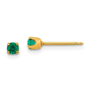 14k Yellow Gold Earrings Style 97E - Classique Jewelry Inc.