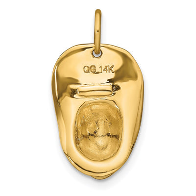 14K 3-D Large Fireman's Hat Charm