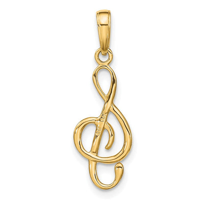 14K Scales Of Justice Charm, 21 x 13mm