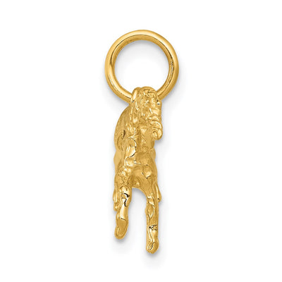 14K Unicorn Charm, 14 x 16mm