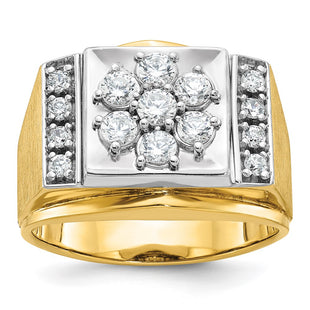 14k Two-tone Rings Style B58226 - Classique Jewelry Inc.