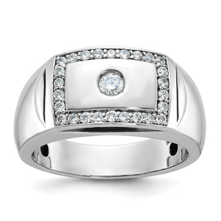 14k White Gold Rings Style B59048 - Classique Jewelry Inc.