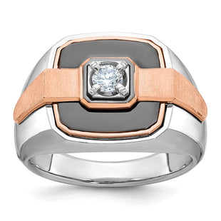 14K White/Rose Gold Rings Style B59204 - Classique Jewelry Inc.