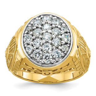 14k Two-tone Rings Style B59272 - Classique Jewelry Inc.