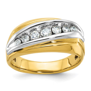 14k Two-tone Rings Style B63198 - Classique Jewelry Inc.