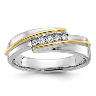 14k Two-tone Rings Style B63236 - Classique Jewelry Inc.