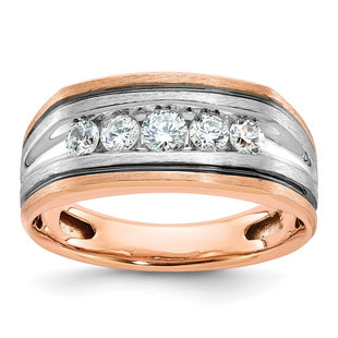 14K White/Rose Gold Rings Style B63388 - Classique Jewelry Inc.
