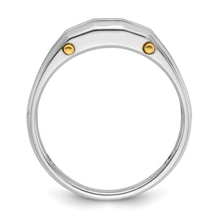 14k Two-tone Rings Style B63594 - Classique Jewelry Inc.