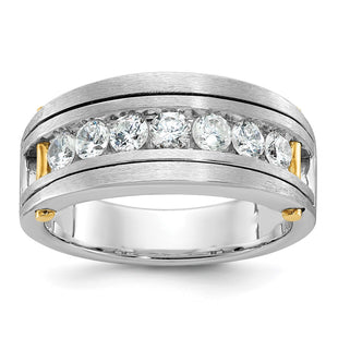 14k Two-tone Rings Style B63871 - Classique Jewelry Inc.