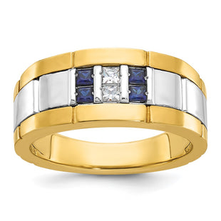 14k Two-tone Rings Style B63934 - Classique Jewelry Inc.