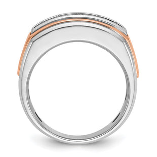 14K White/Rose Gold Rings Style B64035 - Classique Jewelry Inc.