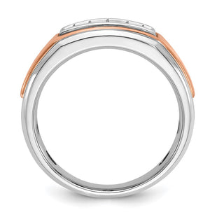 14K White/Rose Gold Rings Style B64036 - Classique Jewelry Inc.