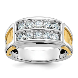 14k Two-tone Rings Style B64053 - Classique Jewelry Inc.