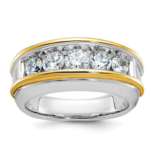 14k Two-tone Rings Style B64060 - Classique Jewelry Inc.