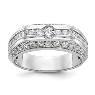 14k White Gold Rings Style B64162 - Classique Jewelry Inc.