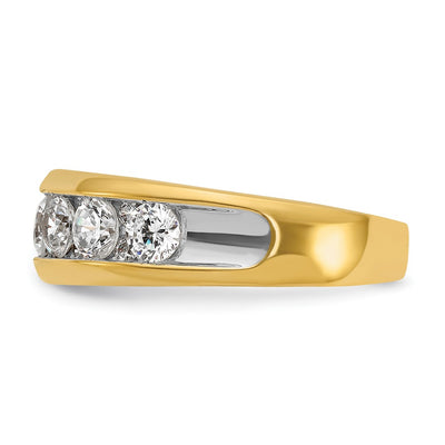 14K Yellow Gold IBGoodman Men's Polished Ring Mounting