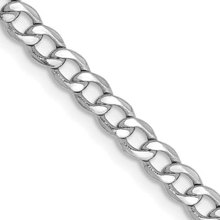 14k White Gold Chains Style BC103 - Classique Jewelry Inc.