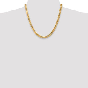14K Semi-Solid Miami Cuban with Lobster Clasp Chain (Style BC155-20)