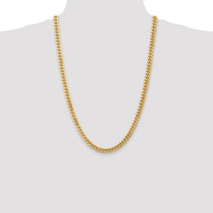 14K Semi-Solid Miami Cuban with Lobster Clasp Chain (Style BC155-26)