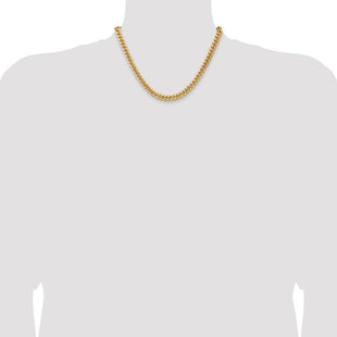 14K Semi-Solid Miami Cuban with Lobster Clasp Chain (Style BC156-18)