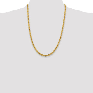14K Semi Solid Rope with Lobster Clasp Chain (Style BC170-24)
