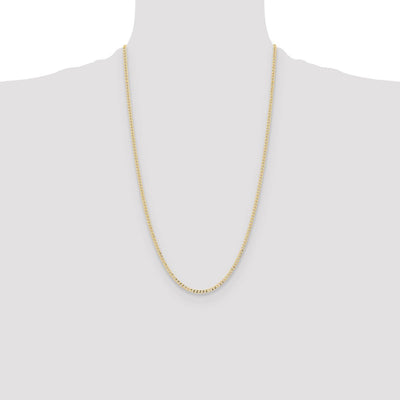 14K Semi-Solid Curb with Lobster Clasp Bracelet, 7 x 2.85mm