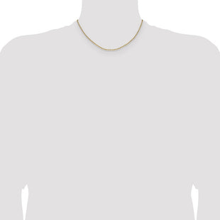 14k Semi-Solid Beveled Paperclip Chain (Style BC206-16)