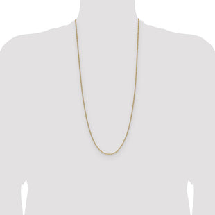 14k Semi-Solid Beveled Paperclip Chain (Style BC206-30)