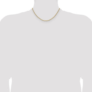 14k Semi-Solid Beveled Paperclip Chain (Style BC207-16)