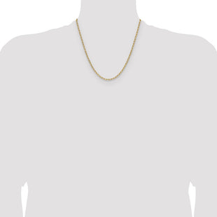 14k Semi-Solid Beveled Paperclip Chain (Style BC207-20)