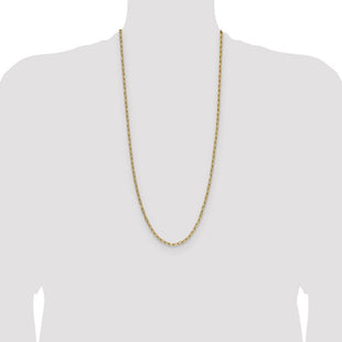 14k Semi-Solid Beveled Paperclip Chain (Style BC208-30)