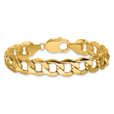 14K Semi-Solid Curb Chain, 7 x 11.3mm