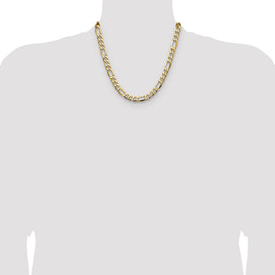 14k Semi-Solid Figaro Chain (Style BC211-20)