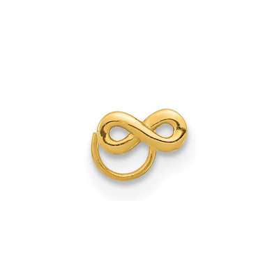 14K 22 Gauge Infinity Nose Ring Body Jewelry