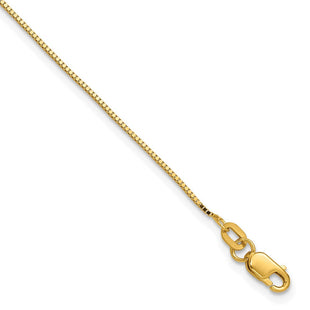 14K . Box with Lobster Clasp Bracelet (Style BOX087-7)