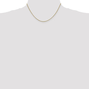 14K Box with Lobster Clasp Chain (Style BOX095-16)