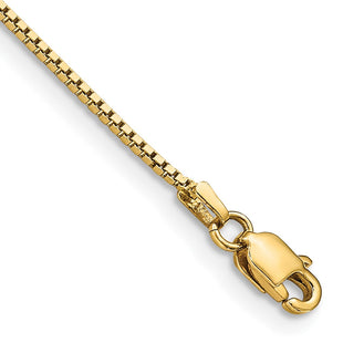 14K . Box with Lobster Clasp Bracelet (Style BOX095-8)
