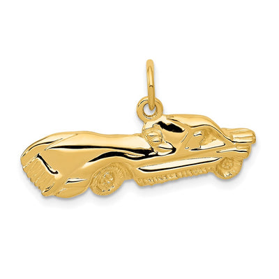 14K Sports Car Charm